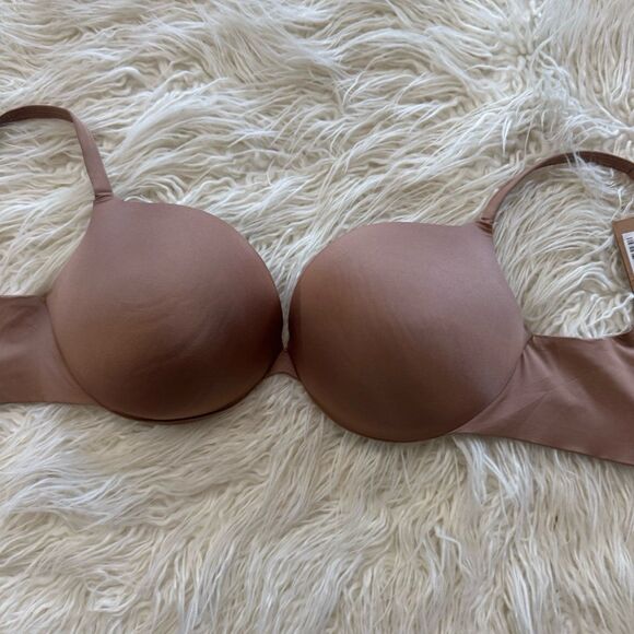 Skims Ultimate Push up Plunge Bra Sienna Size 34DDD - Picture 7 of 10